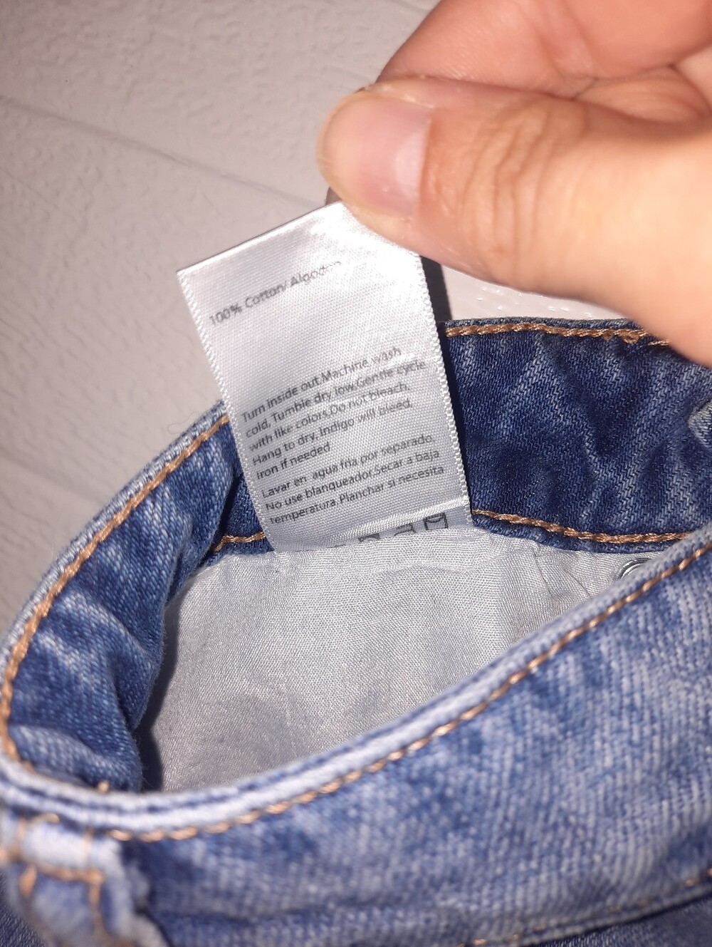 Distressed Blue Women’s Jeans - Picture 9 of 9